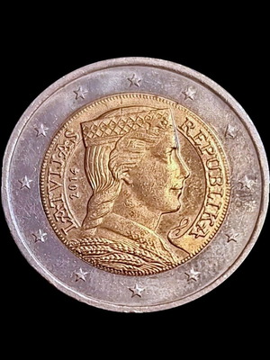 2 Euro Coin Latvia 2014 like new