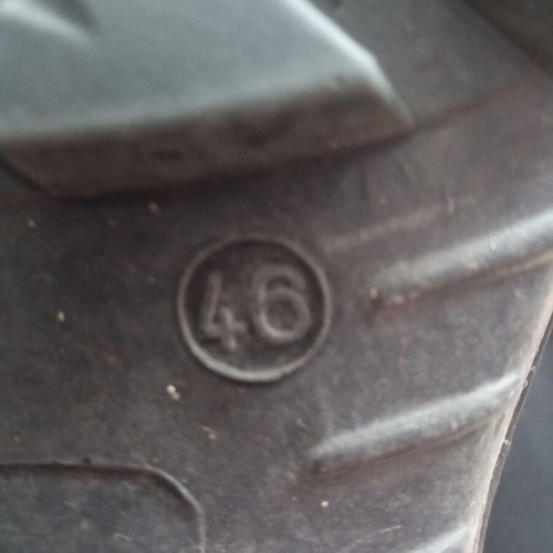 Stenso men's work shoes size 46 used, black leather