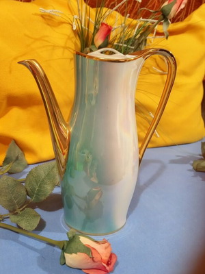 Eschenbach Bavaria Germany coffee pot with gold details
