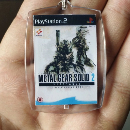 Metal Gear Solid 2 Substance PlayStation 2 Acrylic Keychain new