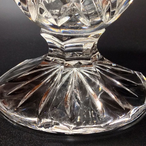 Cut Crystal Vase 30cm used with butterfly designs