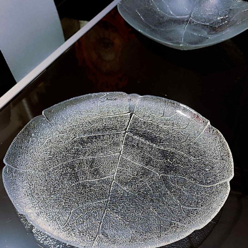 Vintage Arcoroc France "Aspen" leaf-shaped dinnerware set like new