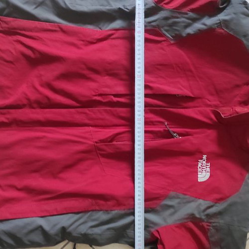 North Face winter jacket used, size L, red-gray