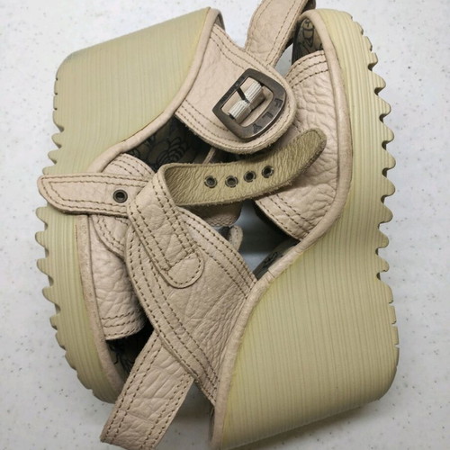 Fly London platforms like new, size 39, beige