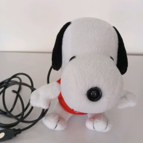Toy camera pc like new, plush with camera on nose