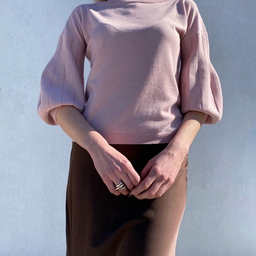 Liu Jo knitted sweater used, pink, size M
