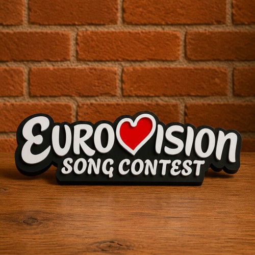 Eurovision Logo new 3D printed decor