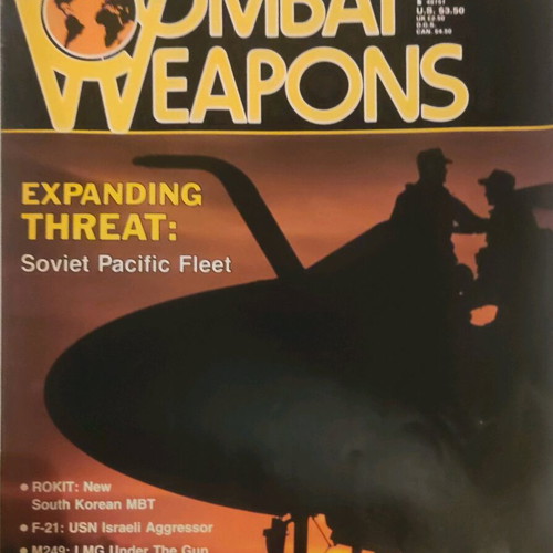 Combat Weapons magazine collectible, summer 1986, like new, English version