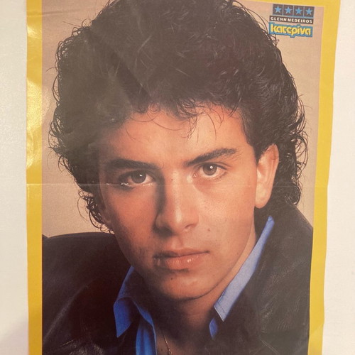 Michael J Fox Glenn Medeiros Poster like new from magazine Katerina