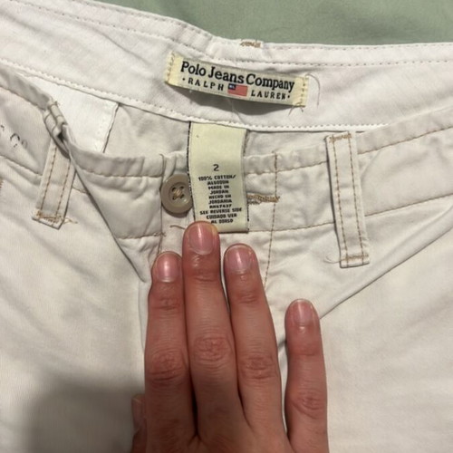 Polo beige bermuda shorts, size S