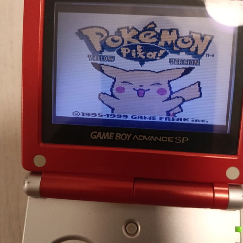 Nintendo Game Boy Pokemon Yellow game