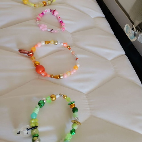 Handmade children's beaded bracelets new, various sizes