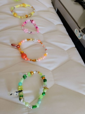 Handmade children's beaded bracelets new, various sizes