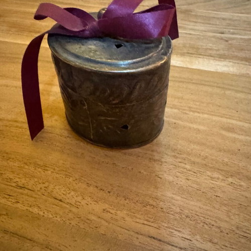 Metal container aromatic vintage lantern used