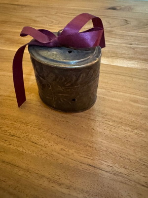 Metal container aromatic vintage lantern used