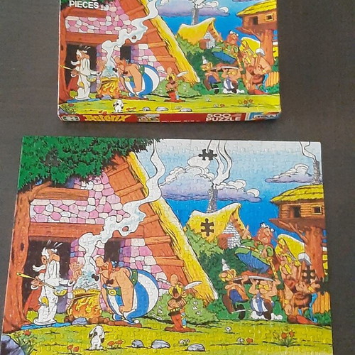 Asterix 1980s Puzzle 500 Pieces used, missing 5 pieces