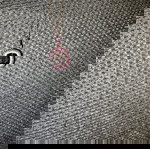  κολιε rose gold με διαμάντια