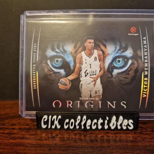 Euroleague Panini Origins Victor Wembanyama Tiger Eyes Casehit SSP card new