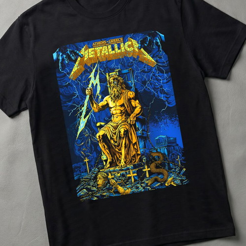 Metallica Dias Athens OAKA T-shirt new, black, M72 World Tour 2026