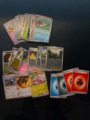 Pokemon single cards PitchBlack and Ascended Heroes set like new