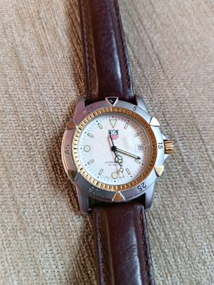 Tag Heuer Professional watch used with metal bracelet