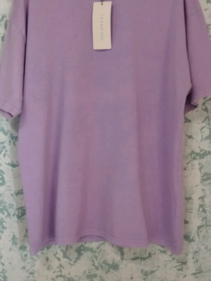 Tradyol Oversized Blouse New, Size M, Purple
