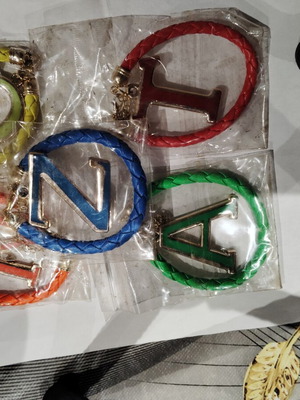 Bracelet with monogram in many colors new