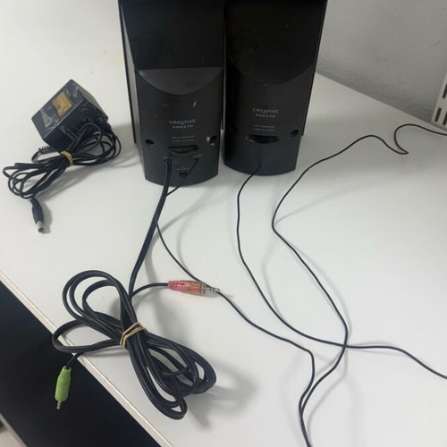 Creative Sound Blaster SBS270 stereo speakers set used with AC/DC adapter