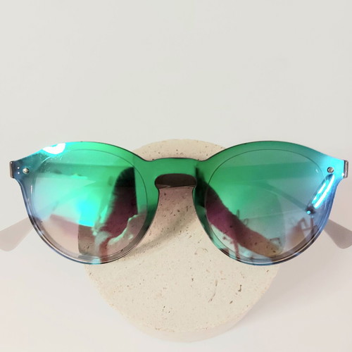 Emporio Artisti Italiani sunglasses mirror blue/green CAT3 unisex like new with case