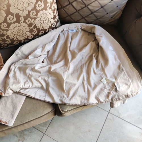 Love Moschino Corduroy Jacket used, beige, size 44 medium