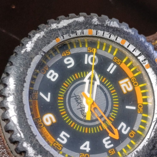 Flik Flak watch used, 35mm, battery and strap needed
