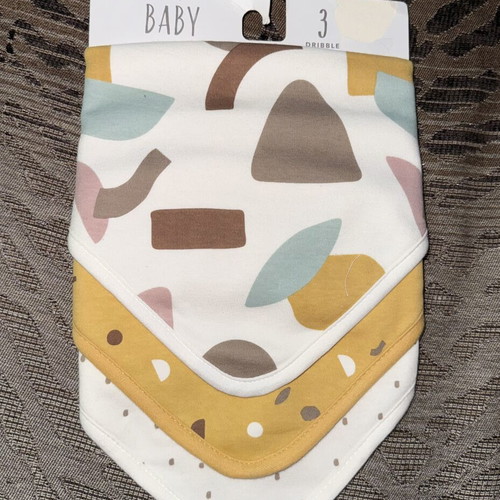 George Baby Dribble Bibs Set of 3 new with tags