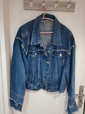 Denim jacket oversized σαν καινούργιο, μέγεθος XL, μπλε Shein