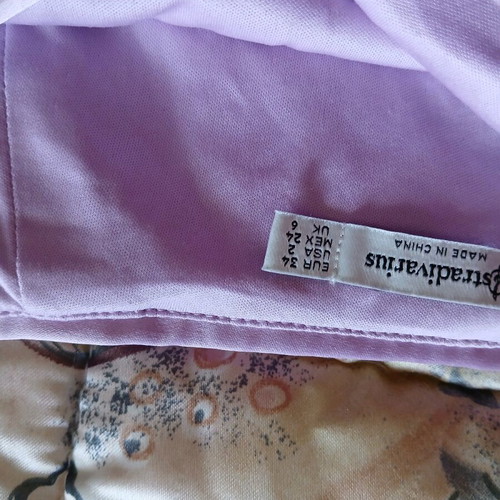 Skirt with sequins Stradivarius pink like new, XS