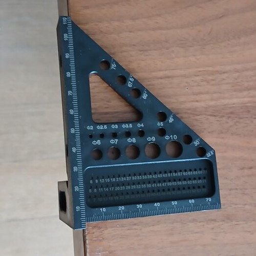 3D Polygonal Angle Ruler New, 22.5°-90° Measurement Tool