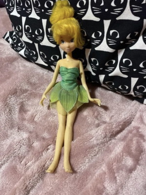 Disney Tinker Bell doll used, missing wings and shoes