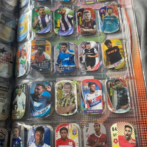 Football collectible tags with full album new