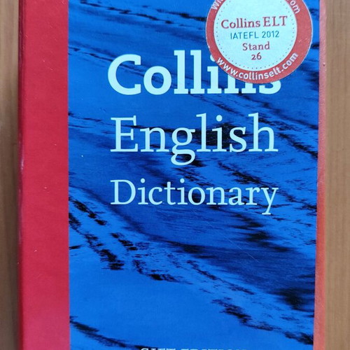 Collins English dictionary like new with pocket case