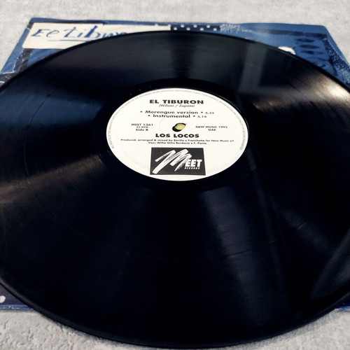 Los Locos El Tiburon 12'' Vinyl Maxi Single used, Latin House 1995