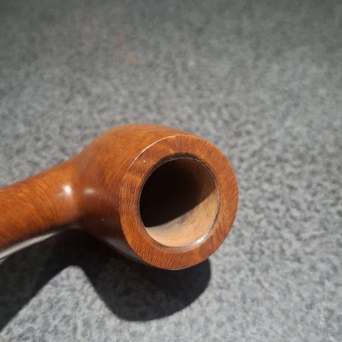 Amphora Holland Vintage Bent Billiard Tobacco Pipe, Genuine Briar
