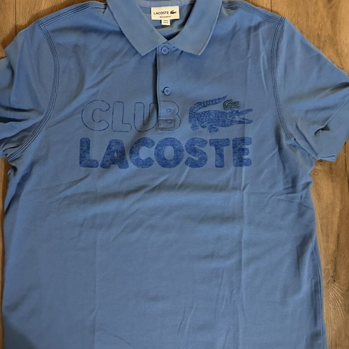 Lacoste polo shirt, blue, size XL