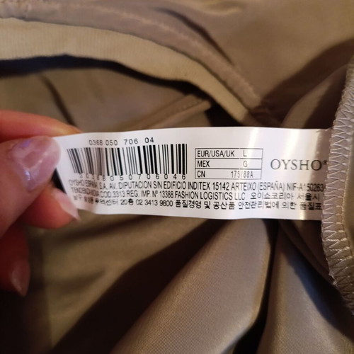 Oysho lightweight bomber jacket like new, medium fit taupe