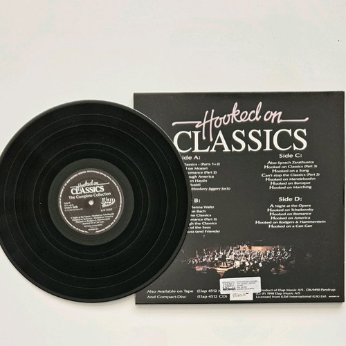 Hooked On Classics double vinyl record like new, 1990 collection