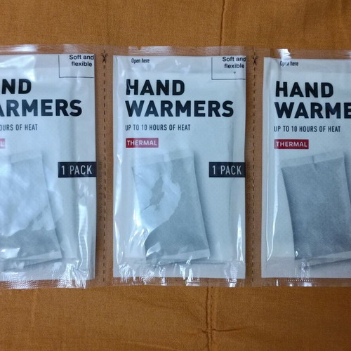 Hand warmers new, retain heat up to 10 hours