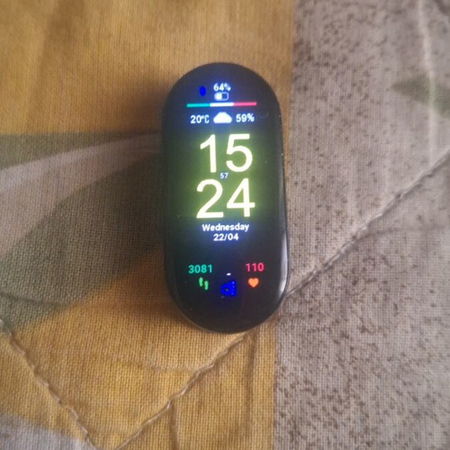 Xiaomi Smartband 7 like new, black with 1.62-inch AMOLED display