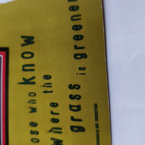 Totally Wired In Dub promo card used, Acid Jazz Records