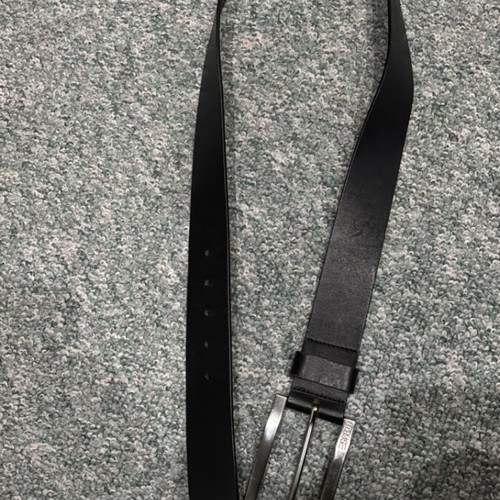 Esprit belt used, black leather, size 90