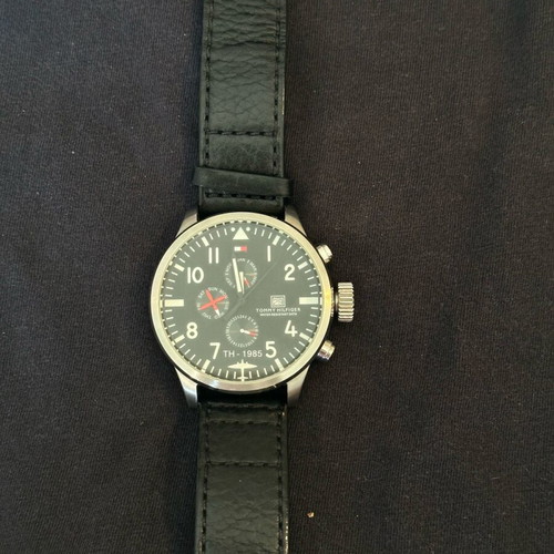 Tommy Hilfiger chronograph like new, men's, blue