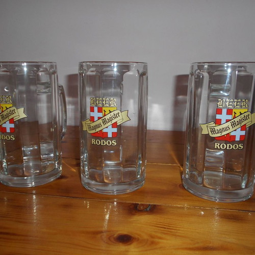 Magnus Magister beer glasses set of 4 new, 0.3 liter