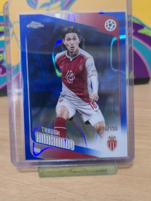 Takumi Minamino κάρτα Topps Chrome, σαν καινούργιο